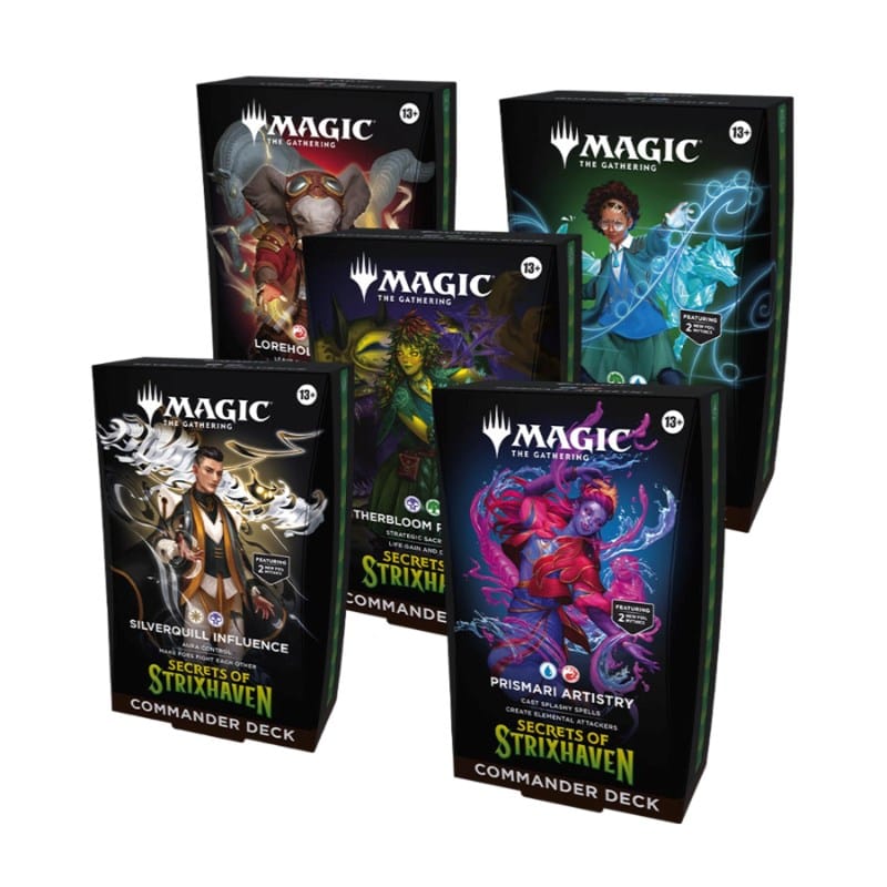 Wizards of the Coast Trading Card Games Magic: The Gathering - Secrets of Strixhaven - Commander Deck Display (5) (Preorder - 24/04/2026 Release)