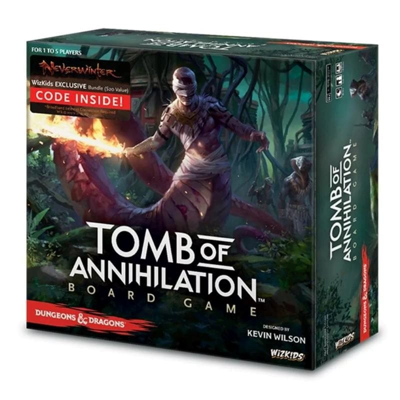 WizKids Board & Card Games Dungeons & Dragons - Tomb of Annihilation Adventure System Board Game - Standard Edition