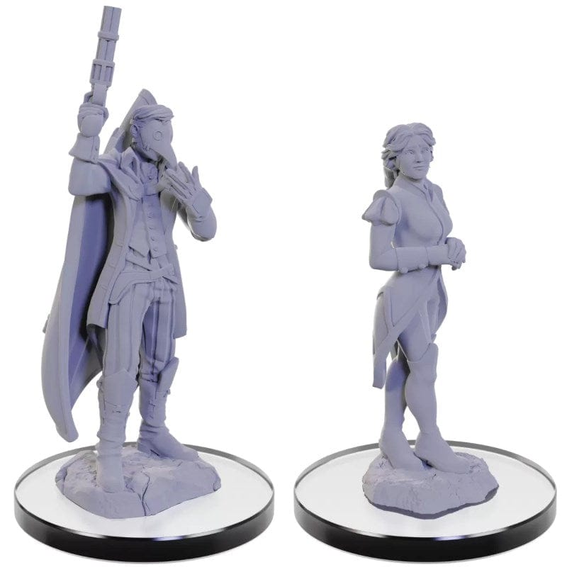 WizKids Miniatures Critical Role Unpainted Miniatures - Percival & Cassandra de Rolo (November 2023 release)