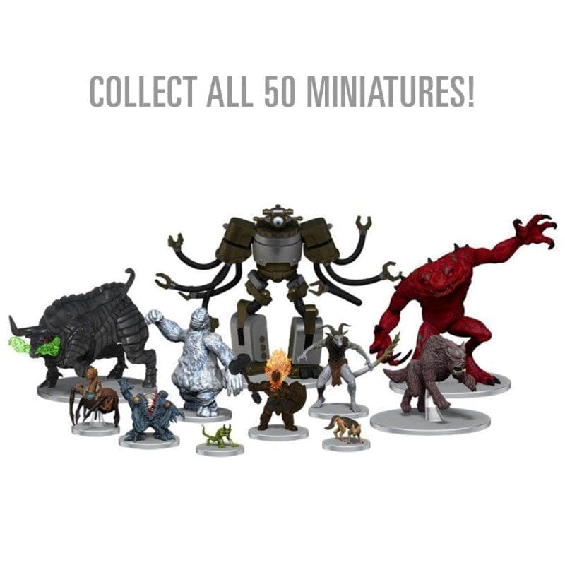 WizKids Miniatures D&D Miniatures - Icons of the Realms - Blind Booster - Monster Menagerie Revisited (January 2026 Release)
