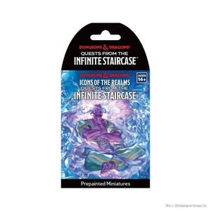 WizKids Miniatures D&D Miniatures - Icons of the Realms - Blind Booster - Quests from the Infinite Staircase (September 2024 Release)