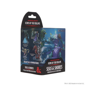 WizKids Miniatures D&D Miniatures - Icons of the Realms - Blind Booster - Seas & Shores Booster