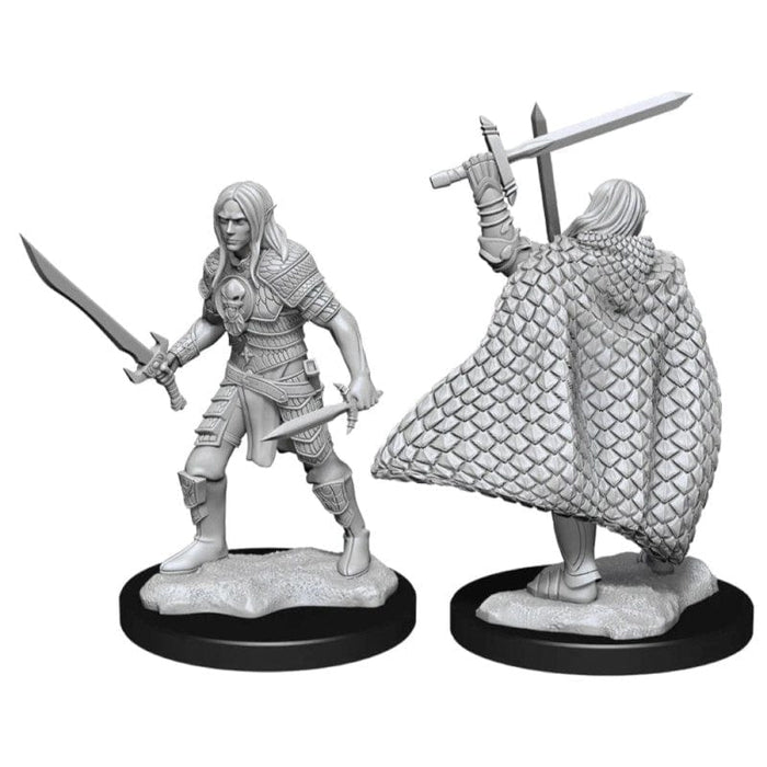 Wizkids Unpainted Miniatures - Deep Cuts - Elf Fighter Male