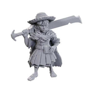 WizKids Miniatures Wizkids Unpainted Miniatures - Deep Cuts - Female Halfling Magus Low-Level (September 2024 Release)
