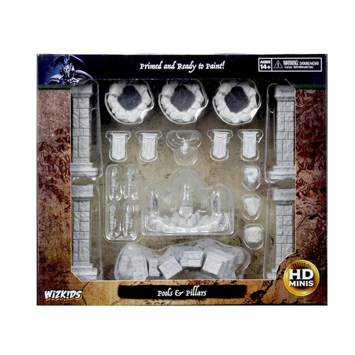 Wizkids Unpainted Miniatures - Deep Cuts - Pools and Pillars