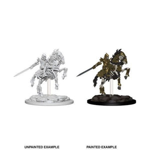 WizKids Miniatures Wizkids Unpainted Miniatures - Deep Cuts - Skeleton Knight on Horse