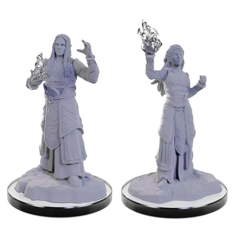 WizKids Miniatures Wizkids Unpainted Miniatures - Nolzur's - Elf Wizards (01/11 Release)