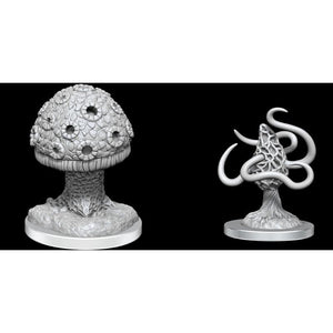 WizKids Miniatures Wizkids Unpainted Miniatures - Nolzur's - Shrieker & Violet Fungus