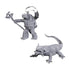 WizKids Miniatures Wizkids Unpainted Miniatures - Nolzur's - Tortle Druid & Wild Shape Giant Lizard (January 2025 Release)
