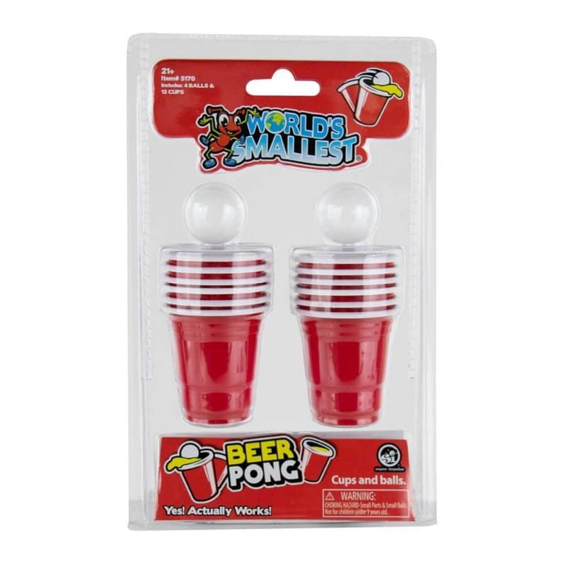 Worlds Smallest Board & Card Games World's Smallest Beer Pong
