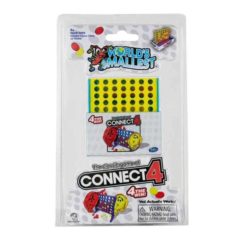 Worlds Smallest Board & Card Games World's Smallest Connect 4
