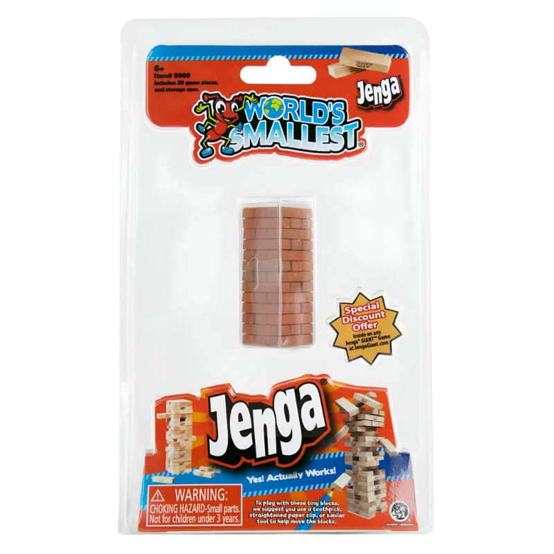 Worlds Smallest Board & Card Games World's Smallest - Jenga