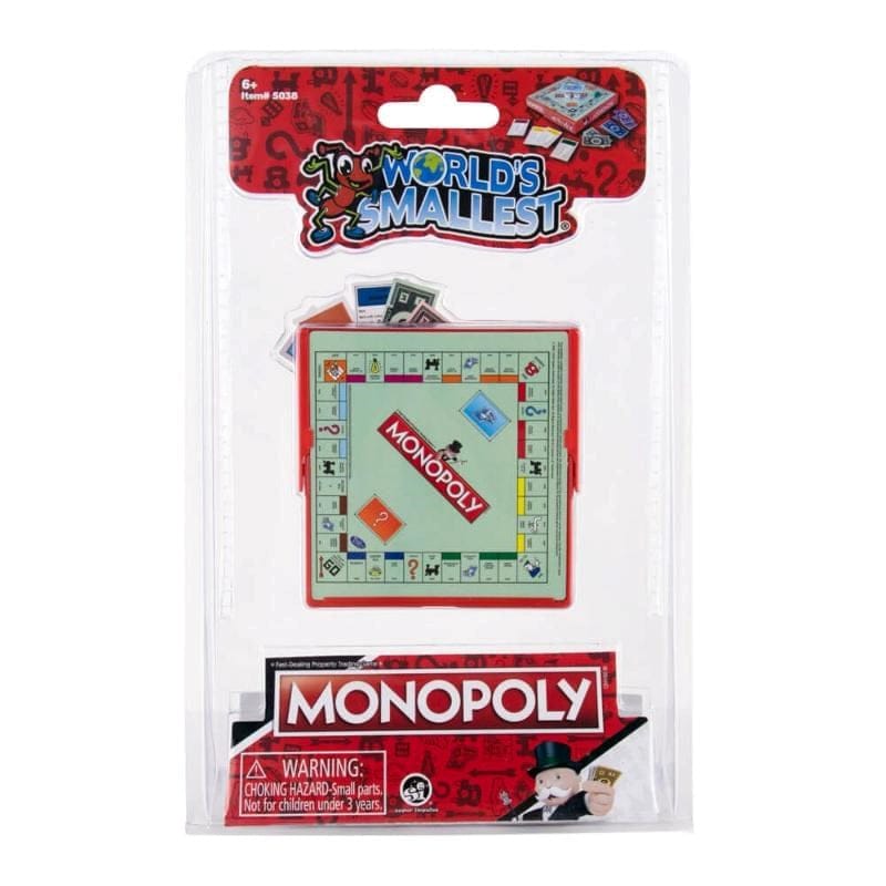 Worlds Smallest Board & Card Games World's Smallest Monopoly