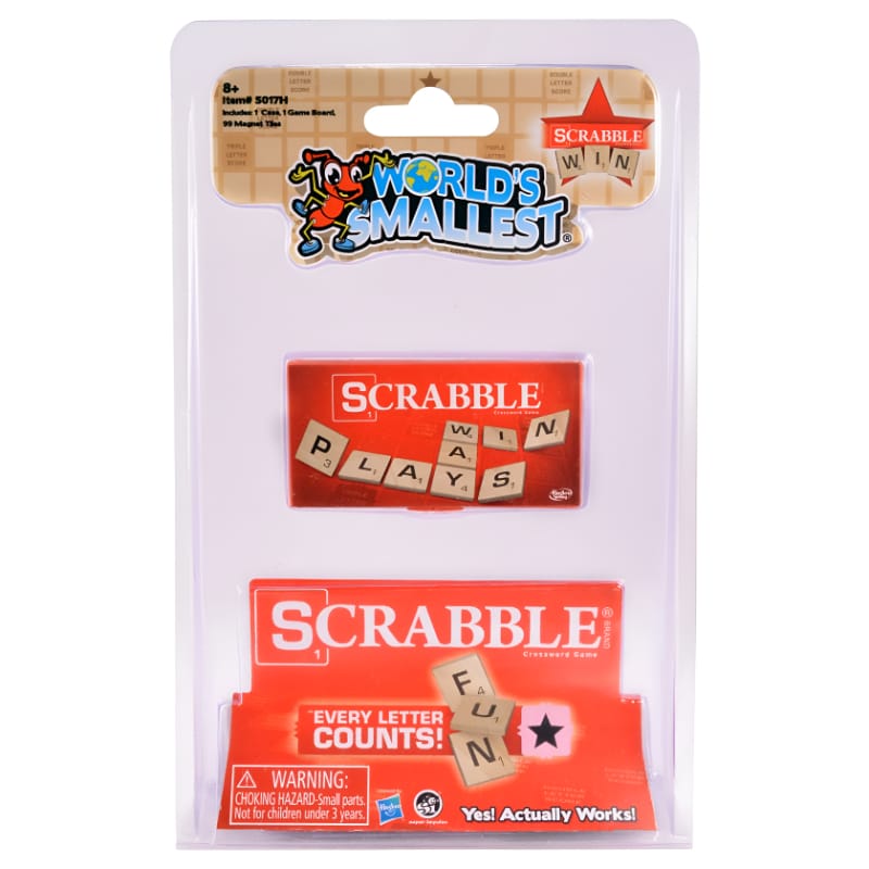 Worlds Smallest Board & Card Games World's Smallest - Scrabble
