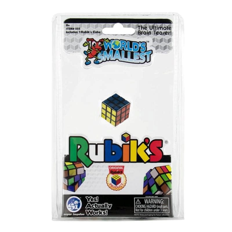 Worlds Smallest Logic Puzzles World's Smallest Rubiks Cube
