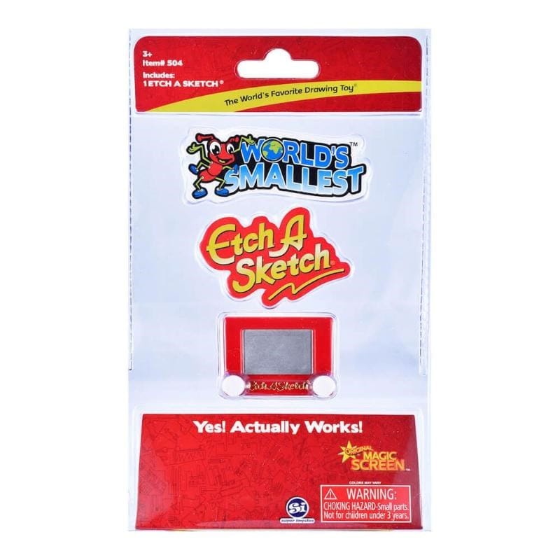 Worlds Smallest Novelties World's Smallest Etch A Sketch