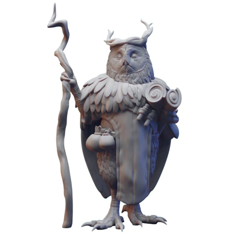 YKS Miniatures Miniatures YKS Miniatures - Owlin - Druid (M) (06/04/2026 Release)