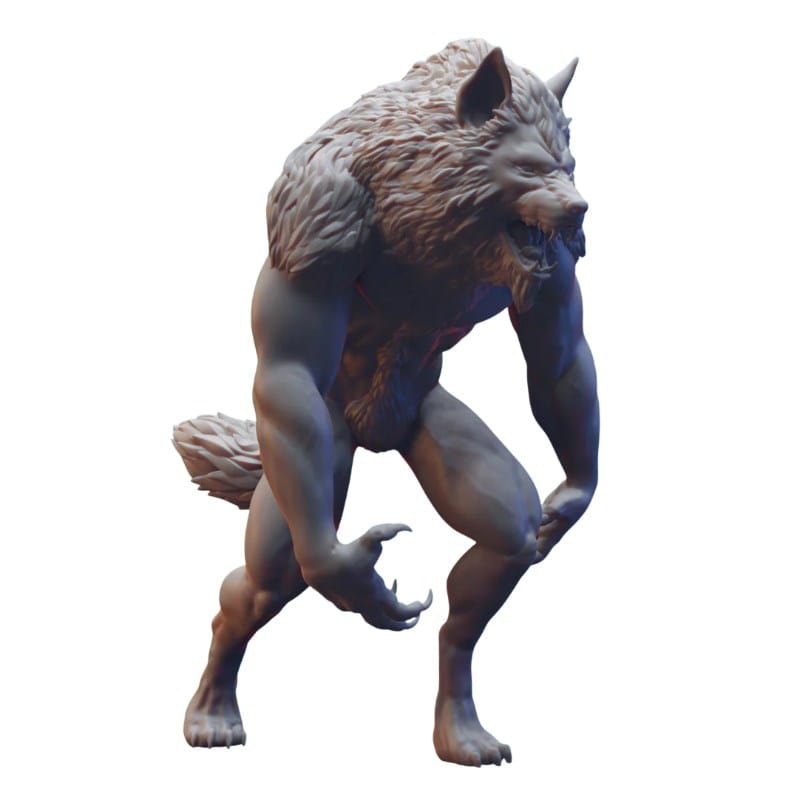 YKS Miniatures Miniatures YKS Miniatures - Werewolf - Upright (M) (06/04/2026 Release)