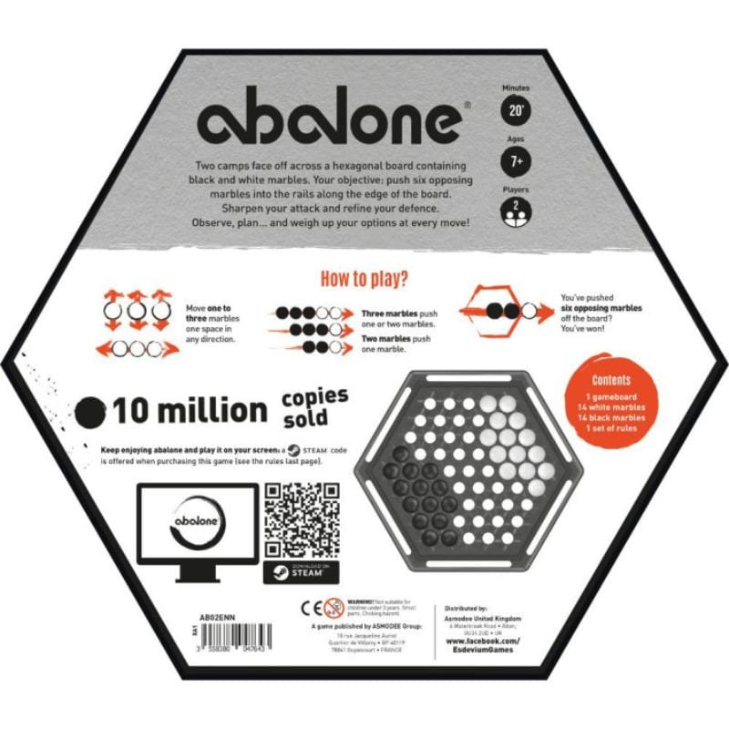 Zygomatic Board & Card Games Abalone - 2nd Edition (March 2025 Release)
