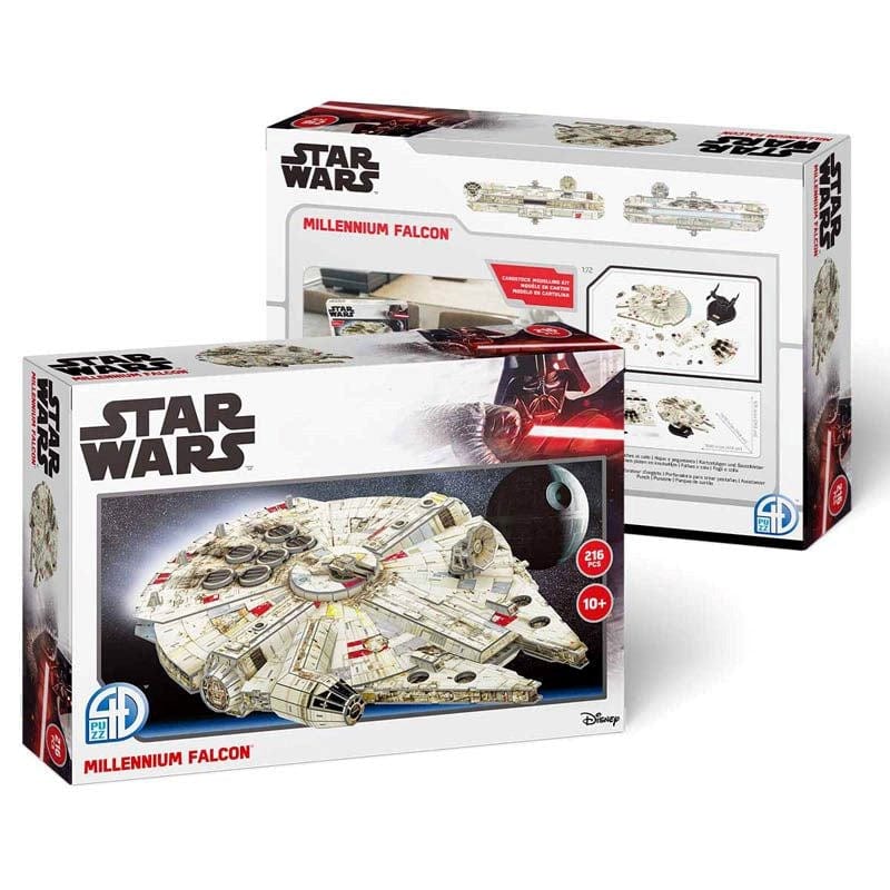 4DPUZZ Jigsaws Paper Model 3D - Star Wars - Millennium Falcon (216pc)
