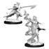 WizKids Miniatures Wizkids Unpainted Miniatures - Magic The Gathering - Joraga Warcaller & Joraga Treespeaker (Elves)