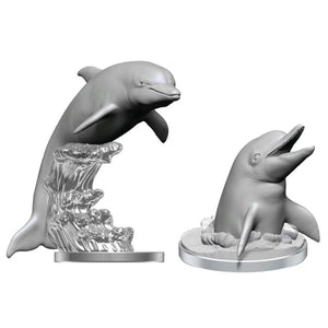 Wizkids Unpainted Miniatures - Deep Cuts - Dolphins