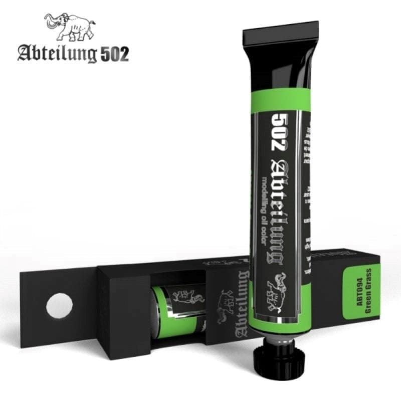 AK Interactive Hobby Abteilung 502 - Modelling Oil Color - Green Grass