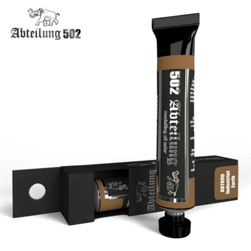 AK Interactive Hobby Abteilung 502 - Modelling Oil Color - Industrial Earth