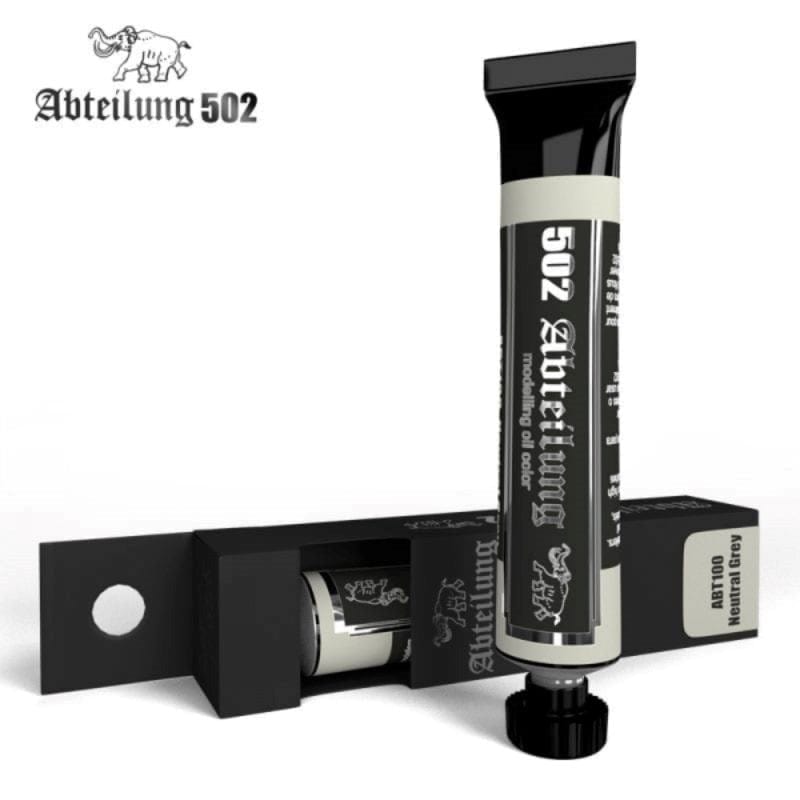 AK Interactive Hobby Abteilung 502 - Modelling Oil Color - Neutral Grey