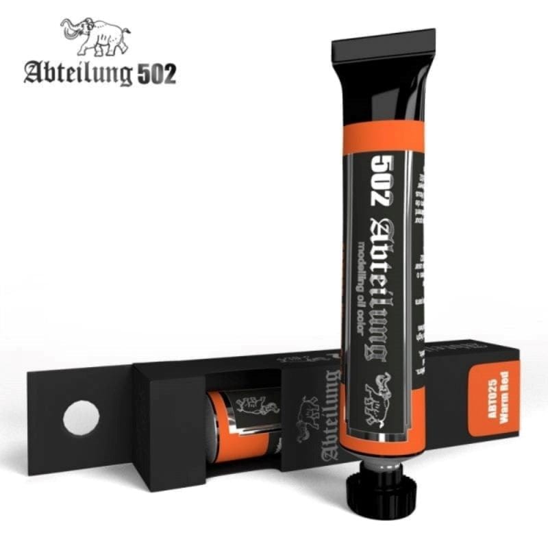 AK Interactive Hobby Abteilung 502 - Modelling Oil Color - Warm Red
