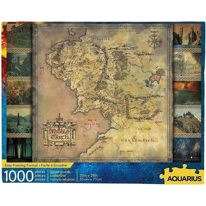 Lord of the Rings - Map (1000pc) Aquarius