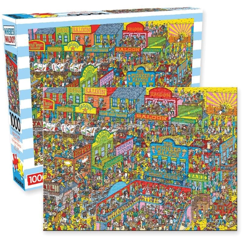 Aquarius Jigsaws Where's Waldo - Wild West (1000pc) Aquarius