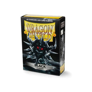 Arcane Tinmen Living Card Games Dragon Shield Sleeves - Classic Black (60) - 63x88 mm