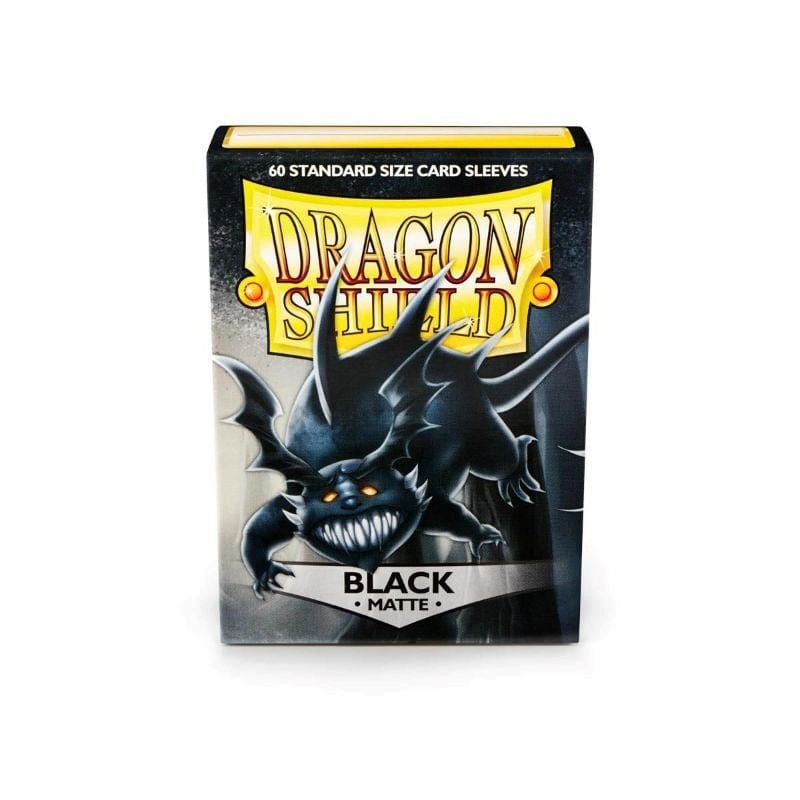 Dragon Shield Sleeves - Matte Black (60) - 63x88 mm – Gumnut