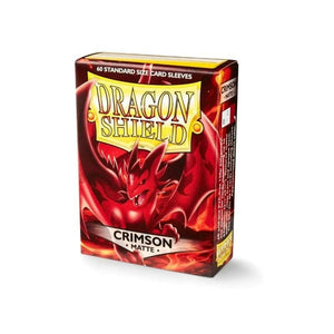 Arcane Tinmen Living Card Games Dragon Shield Sleeves - Matte Crimson (60) - 63x88 mm