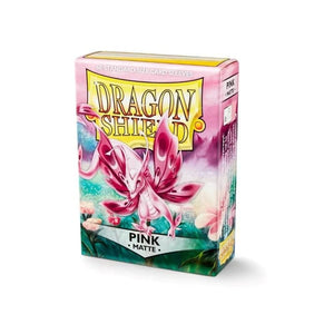 Arcane Tinmen Living Card Games Dragon Shield Sleeves - Matte Pink (60) - 63x88 mm
