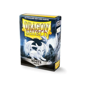 Arcane Tinmen Living Card Games Dragon Shield Sleeves - Matte White (60) - 63x88 mm