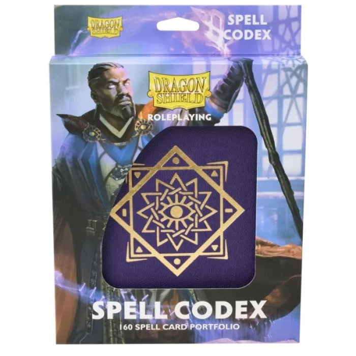 Dragon Shield - Roleplaying Spell Codex - Arcane Purple