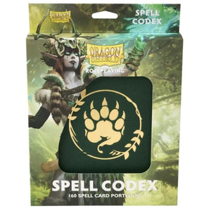 Arcane Tinmen Roleplaying Games Dragon Shield - Roleplaying Spell Codex - Forest Green