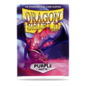 Arcane Tinmen Trading Card Games Card Sleeves - Dragon Shield - Purple Matte (100) (63x88mm)