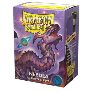 Arcane Tinmen Trading Card Games Dragon Shield Sleeves (100) - Nebula Purple - Matte