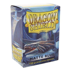 Arcane Tinmen Trading Card Games Dragon Shield Sleeves Blue Matte (100) - 63x88 mm