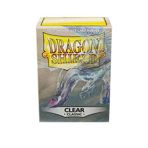 Arcane Tinmen Trading Card Games Dragon Shield Sleeves Clear Classic (100) - 63x88 mm