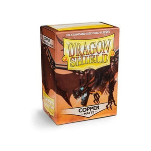 Arcane Tinmen Trading Card Games Dragon Shield Sleeves Copper Matte (100) - 63x88 mm
