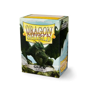 Arcane Tinmen Trading Card Games Dragon Shield Sleeves Green (100) - 63x88 mm