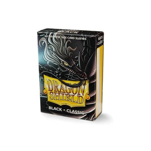 Arcane Tinmen Trading Card Games Dragon Shield Sleeves - Japanese - Classic Black (60) (59x86mm)