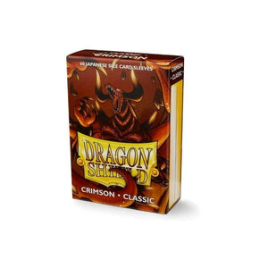 Arcane Tinmen Trading Card Games Dragon Shield Sleeves - Japanese - Classic Crimson (60) (59x86mm)