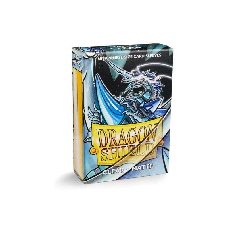 Arcane Tinmen Trading Card Games Dragon Shield Sleeves - Japanese Clear Matte (60) (59x86mm)