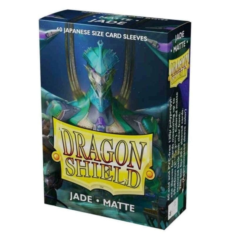 Arcane Tinmen Trading Card Games Dragon Shield Sleeves - Japanese - Jade (60) (59x86mm)