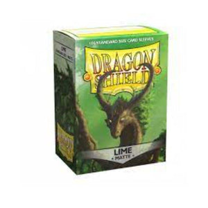 Arcane Tinmen Trading Card Games Dragon Shield Sleeves - Lime Matte (100) 63x88mm